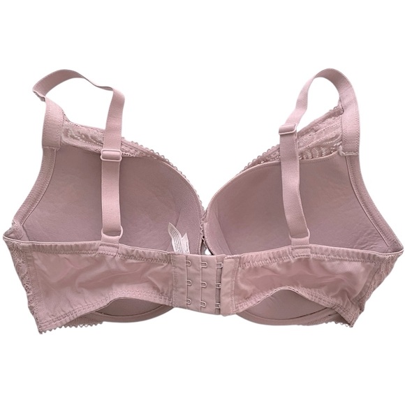 Auden Push up Plunge full coverage women’s underwire lace bra mauve size 36DD - Picture 7 of 7